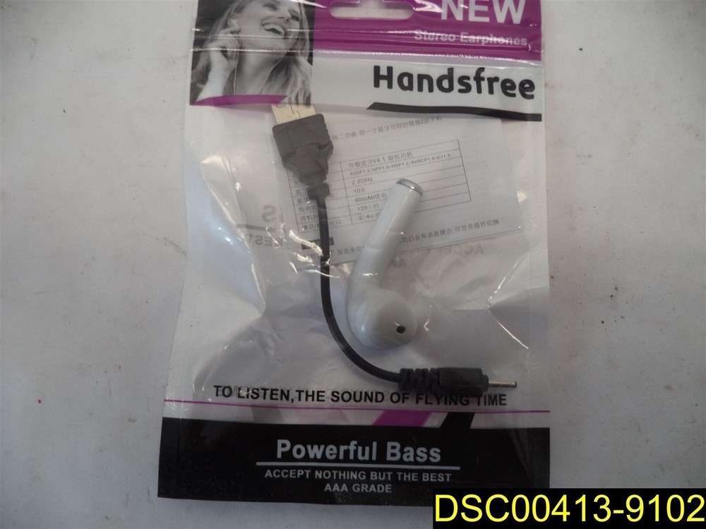 Hands-Free Stereo Earphone with Powerful Bass Boost  