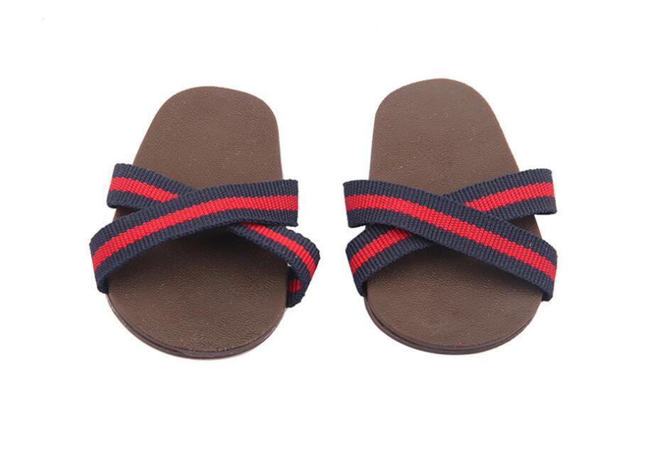 Summer slippers made for 18'' American girl Doll sandals shoes