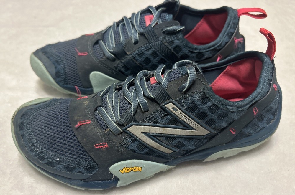 New Balance Womens Minimus 10v1 Barefoot Running Shoes Vibram Size 7 Blue