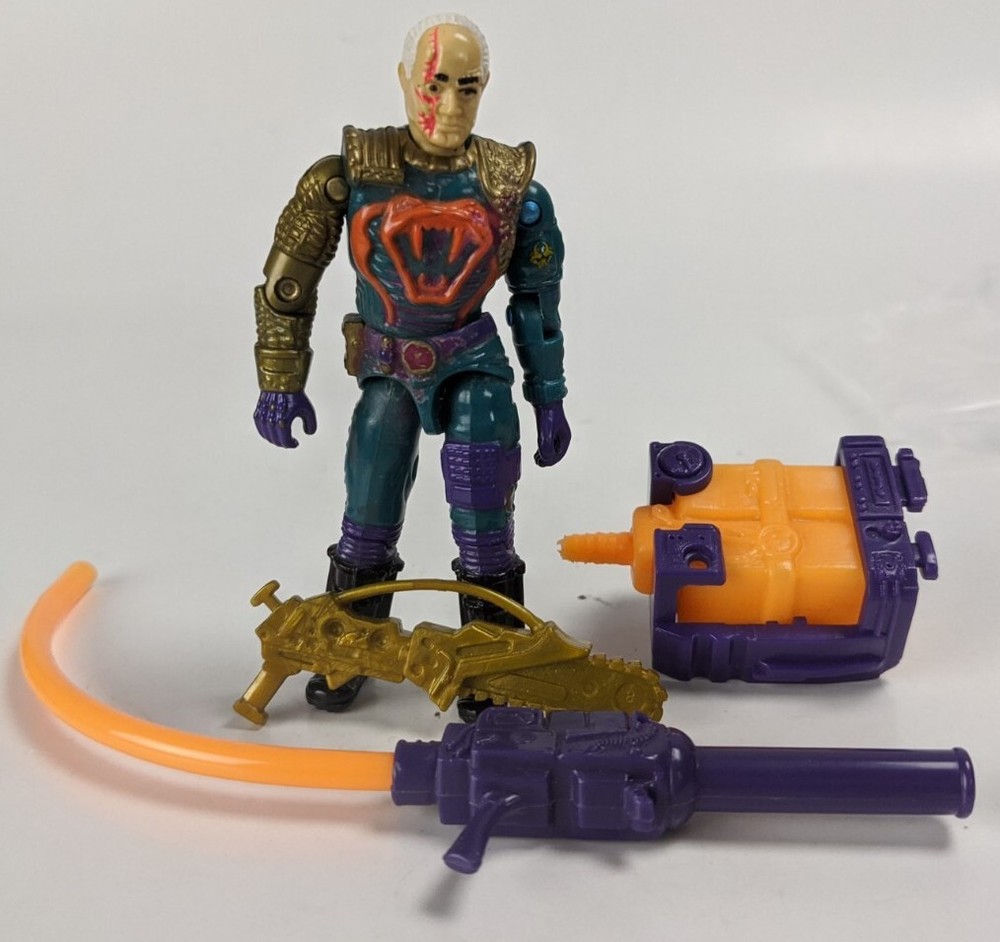Vintage 1991 GI Joe Cesspool Action Figure with Original Accessories  