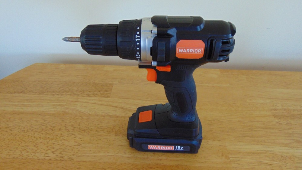 Warrior Cordless Drill Driver 18V -3/8