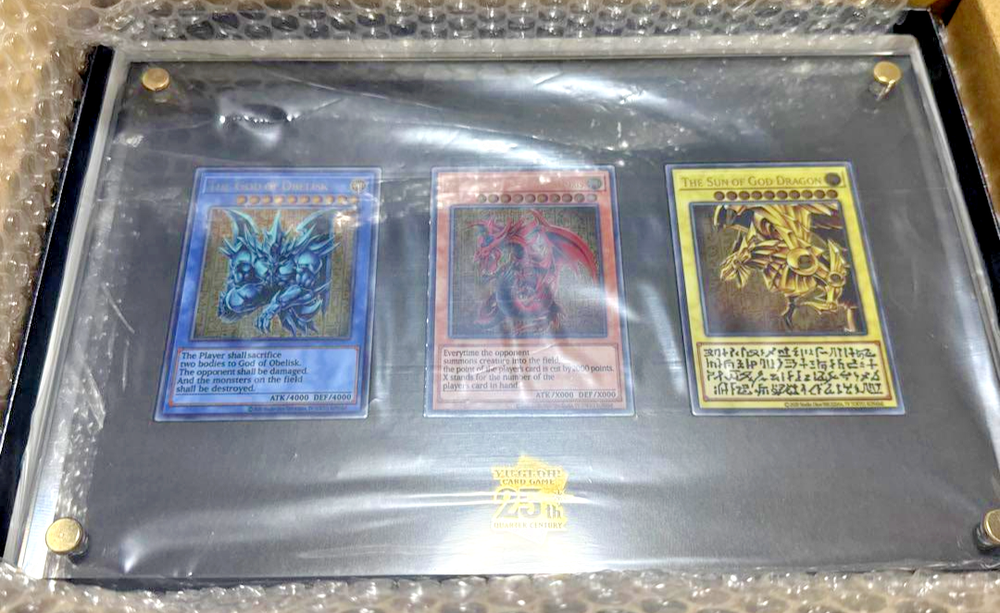 YuGiOh 25th Anniversary Egyptian God Cards Stainless Steel JPN Edition  
