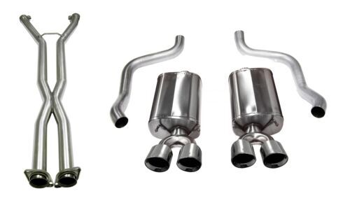 Corsa Twin Pro Series Cat Back Round Exhaust System Fits 09 - 13 Corvette