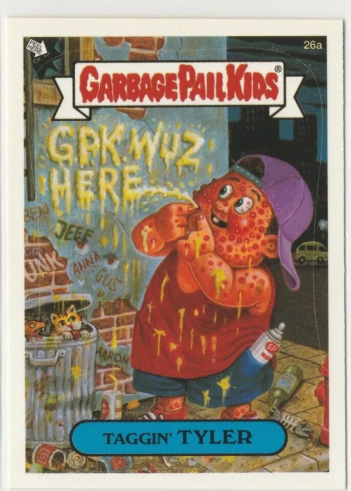 Taggin Tyler Garbage Pail Kids GPK 2004 ANS3 Series 3 Card #26a