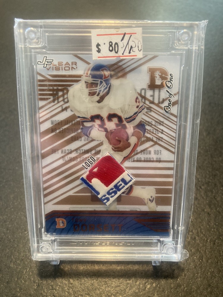 Tony Dorsett 2022 Jersey Fusion Edition LOGO PATCH - One Of One 1/1