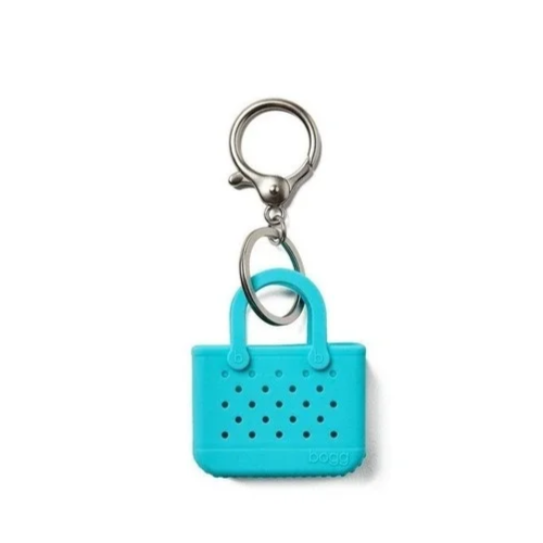 BOGG Bag Tiff Blue Teal Tiny Tote Keychain Clip Charm New in Package