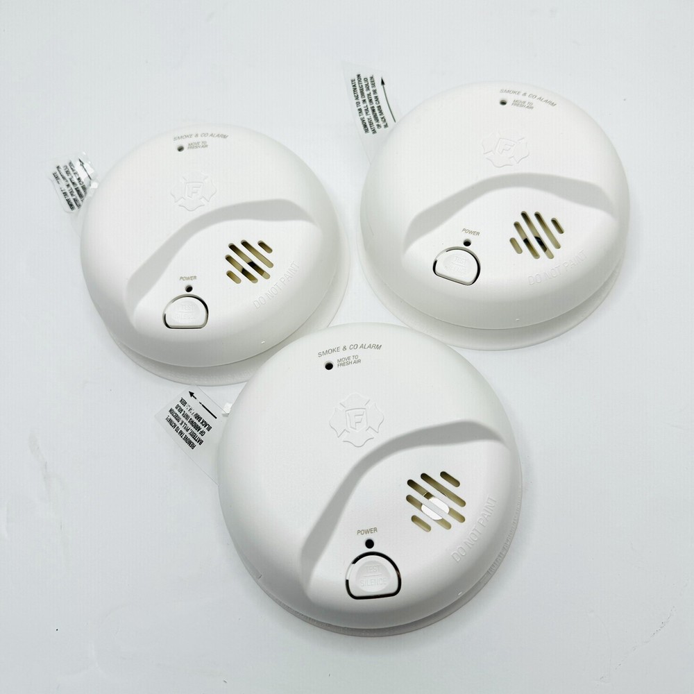 3 Pack First Alert Combo Smoke & Carbon Monoxide Detector/ Alarm ( Open Box )