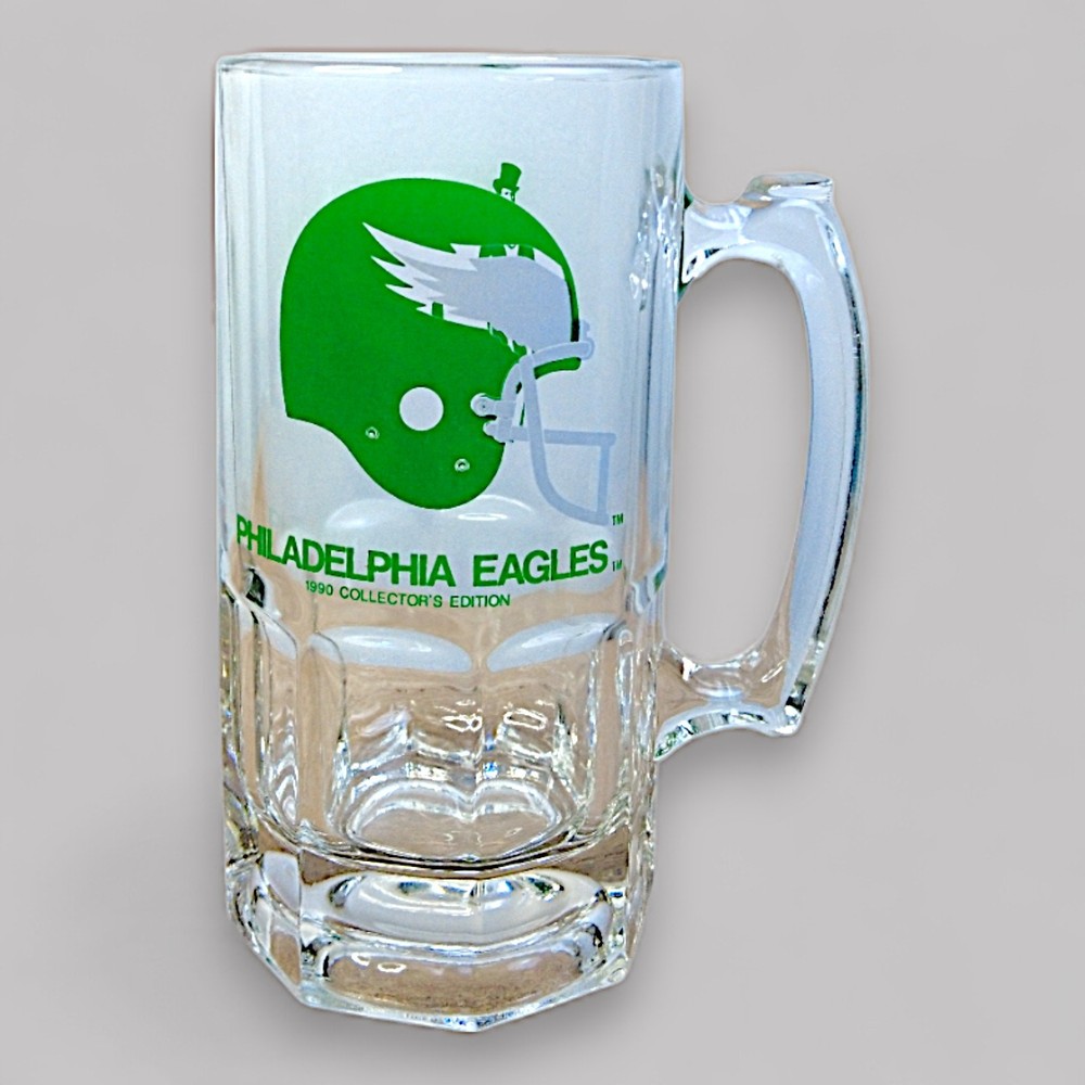 Vintage Slim Jim Football Helmet Beer Mug Promo Bar Glass Stein