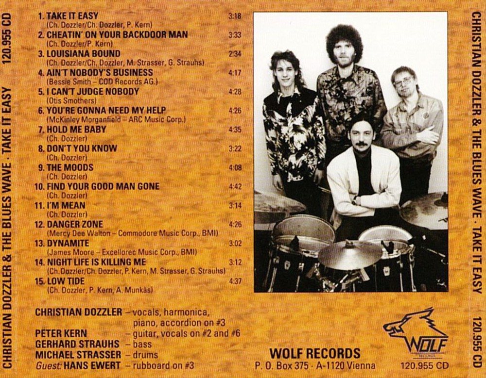 CHRISTIAN DOZZLER TAKE IT EASY NEW CD