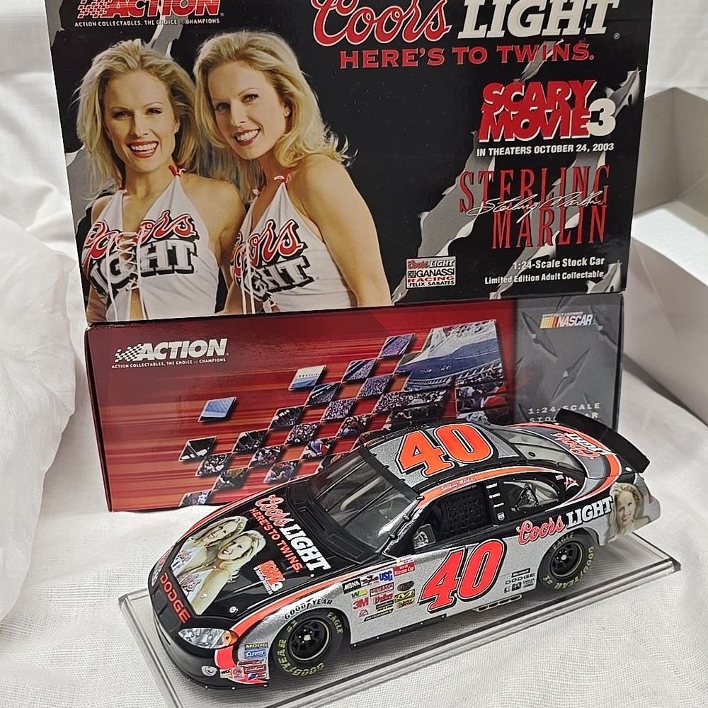 2003 Sterling Marlin #40 Scary Movie 3 Coors Light Dodge Rare 3,384 Made