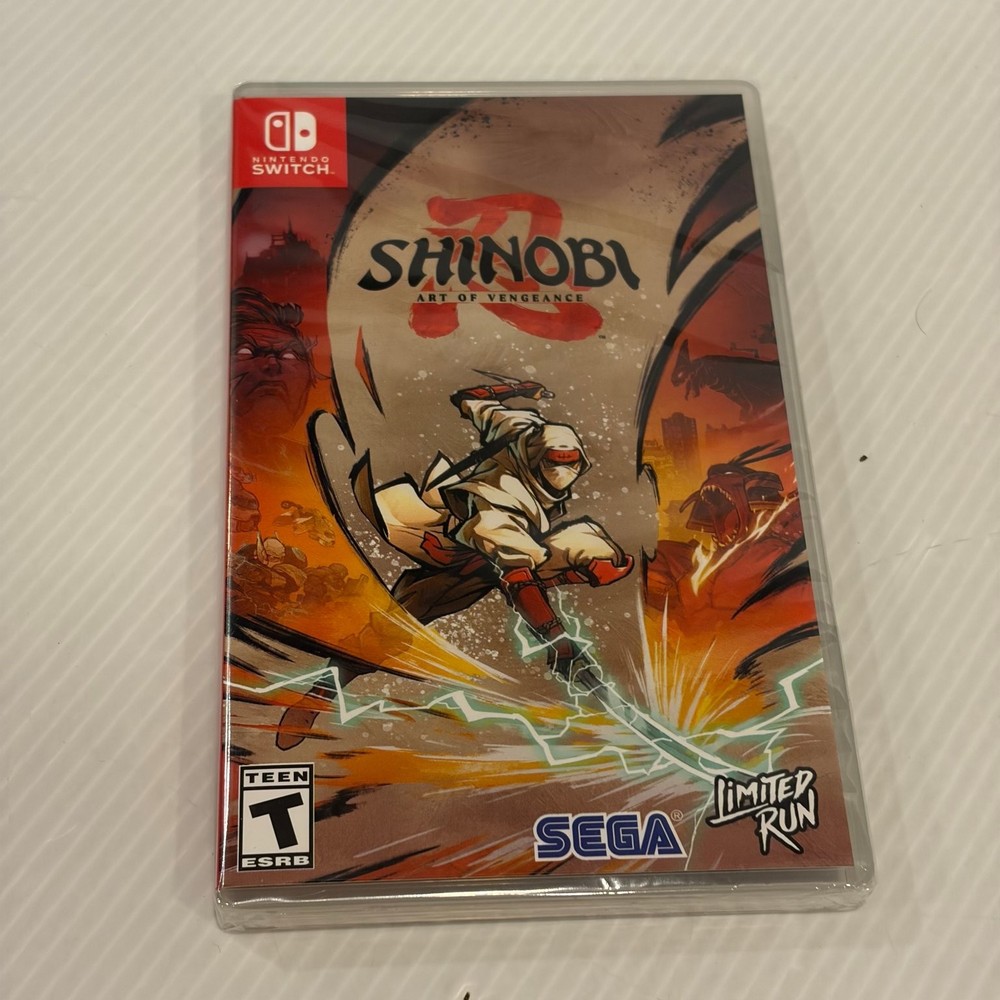 Shinobi: Art of Vengeance Limited Run Nintendo Switch Video Game 2D Action