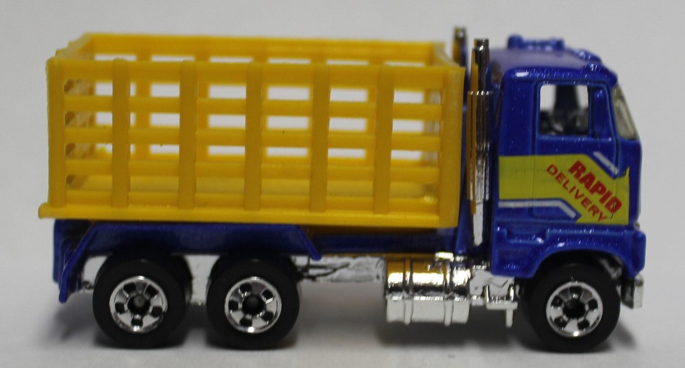 Hot Wheels Ford Stake Bed Truck Blue hard to find