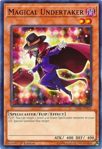 Magical Undertaker SR08-EN019 Common 1st Edition x3 Near Mint