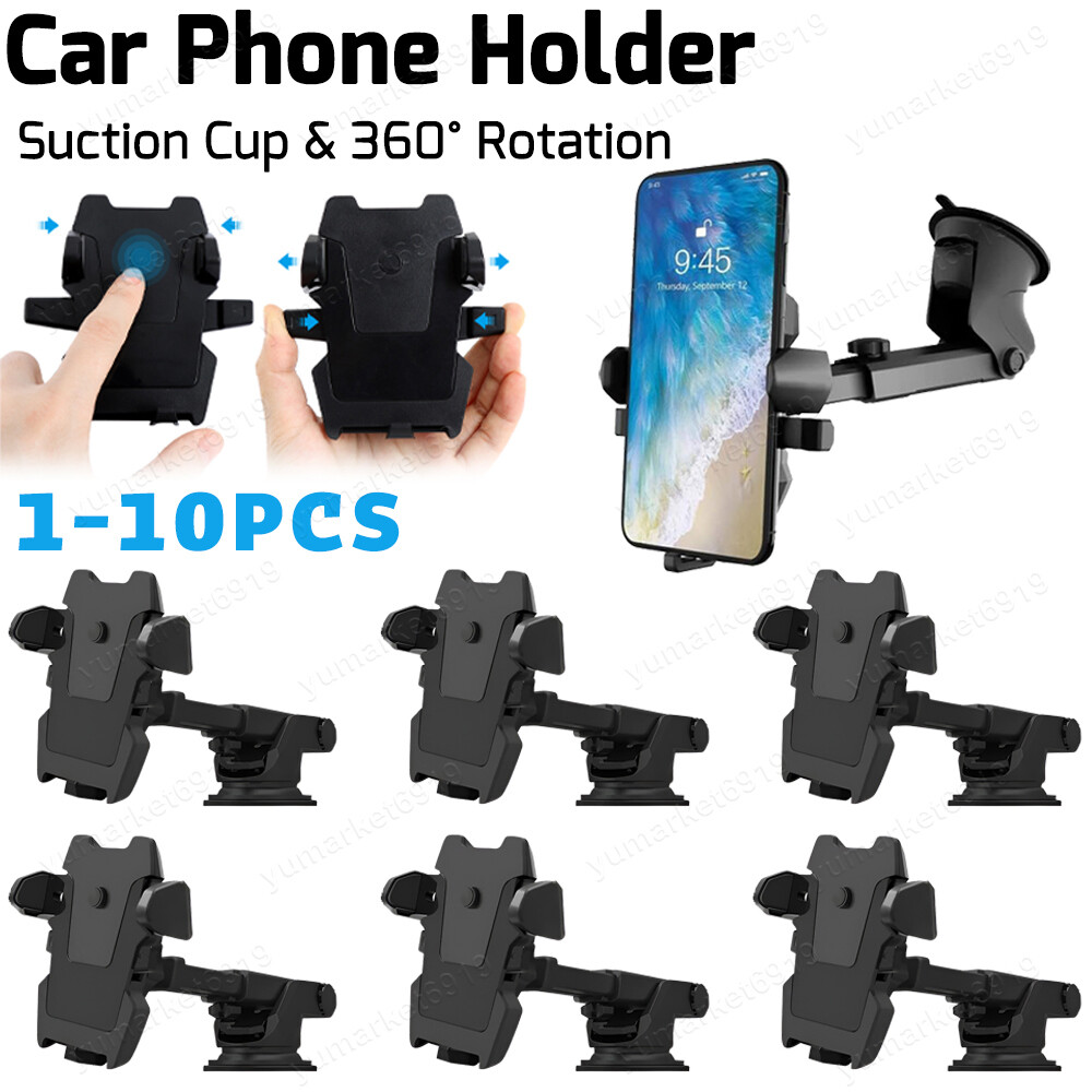 360° Universal Mount Holder Car Stand Windshield For Mobile Cell Phone GPS Lot