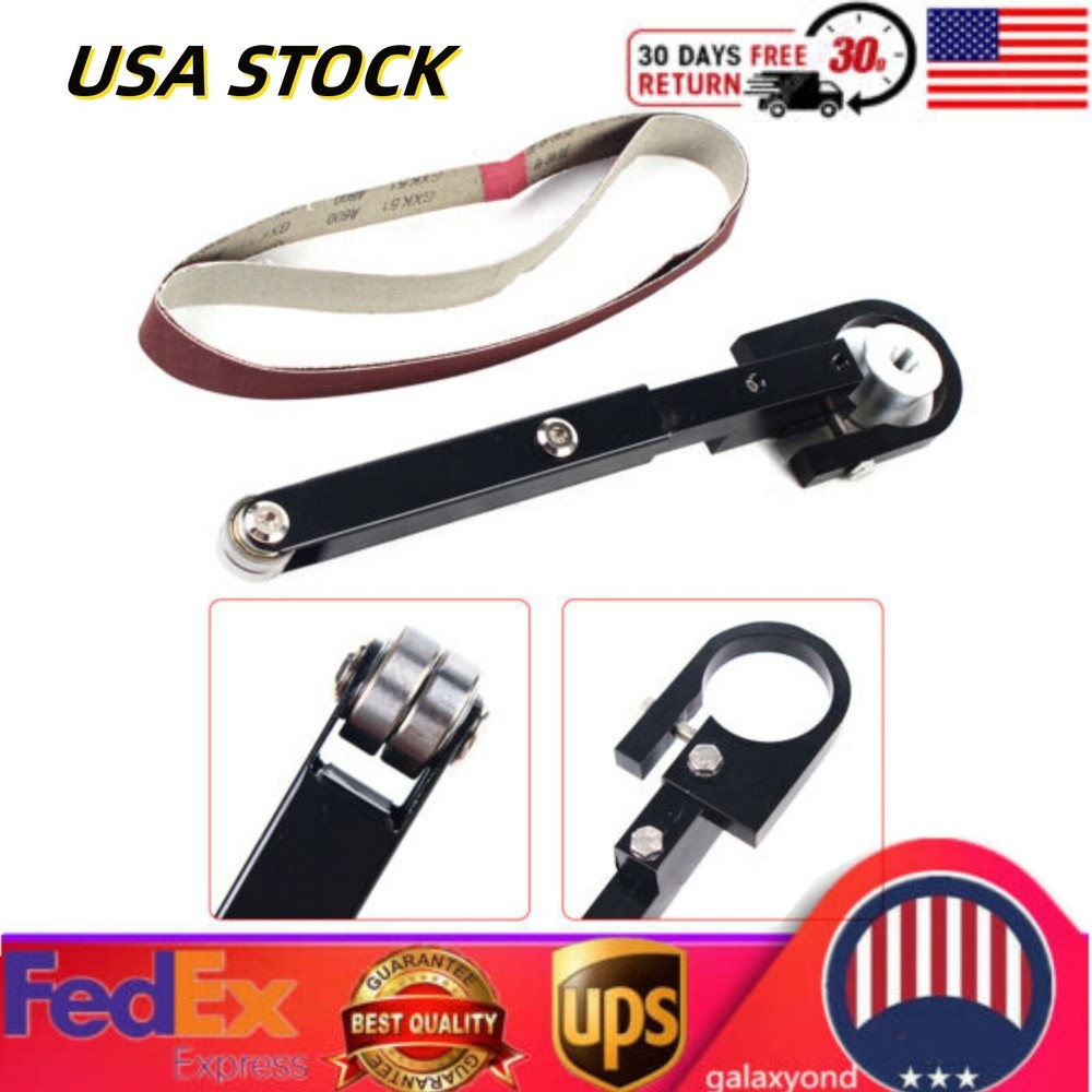 Belt Sander Angle Grinder Modified Attachment Belt Sander 200RPM 60-800 Mesh USA