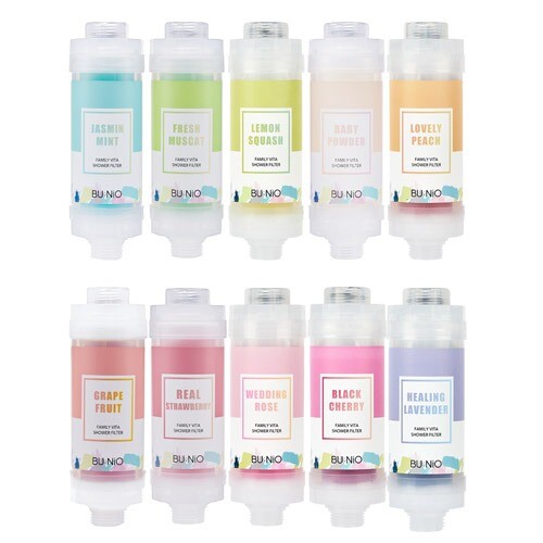 BUNIO Korean Family Vita Shower Filter, Vitamin Improve skin Elasticity Moisture