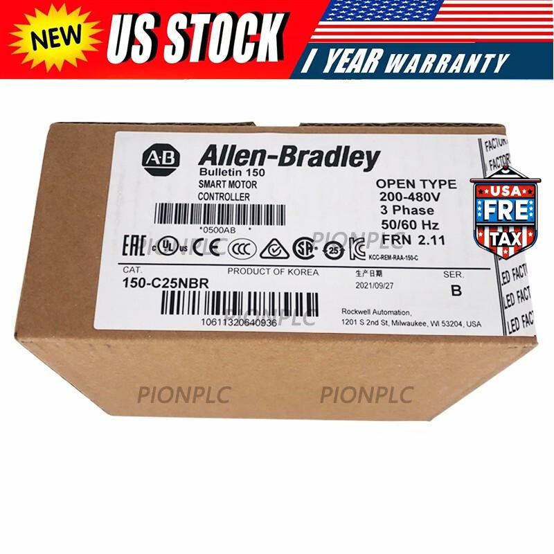 New Factory Sealed Allen-Bradley 150-C25NBR SMC-3 Smart Motor Controller 25A