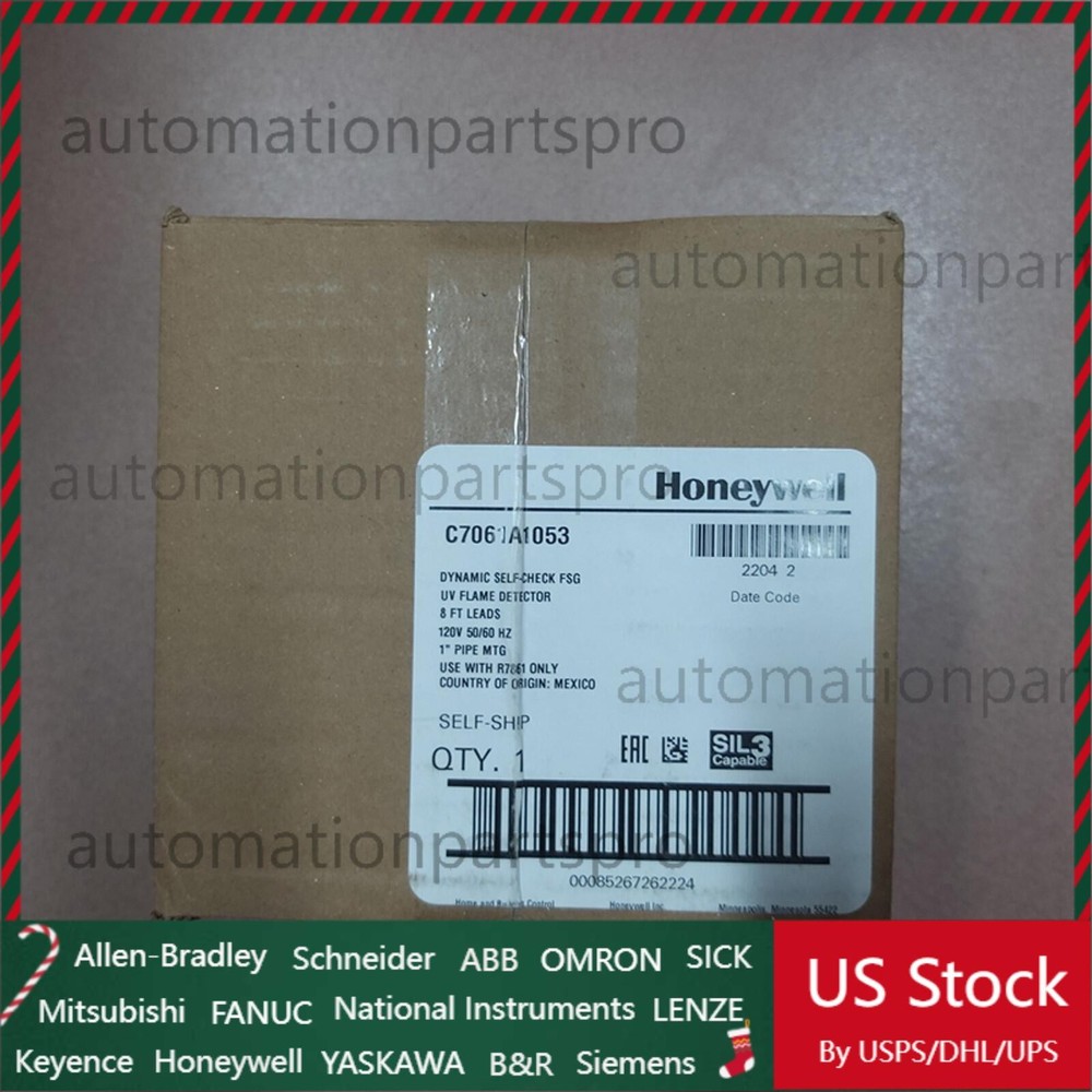 One New Honeywell C7061A1053 Flame Detector C7061A 1053 New Fast Shipping