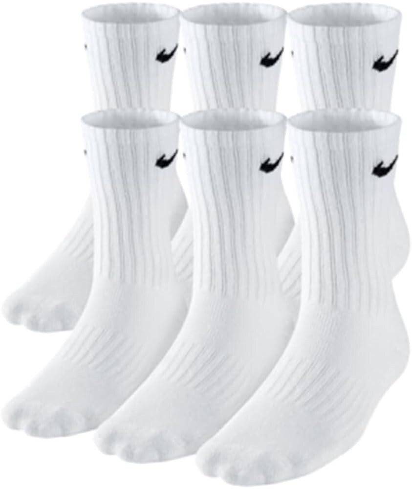 Nike Kids' Performance Crew Socks Cushioned, 3 Pairs