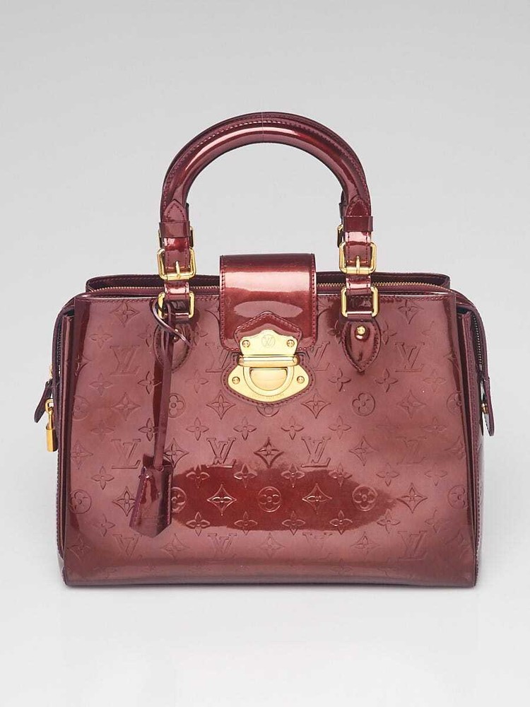 Louis Vuitton Rouge Fauviste Monogram Vernis Melrose Avenue Bag