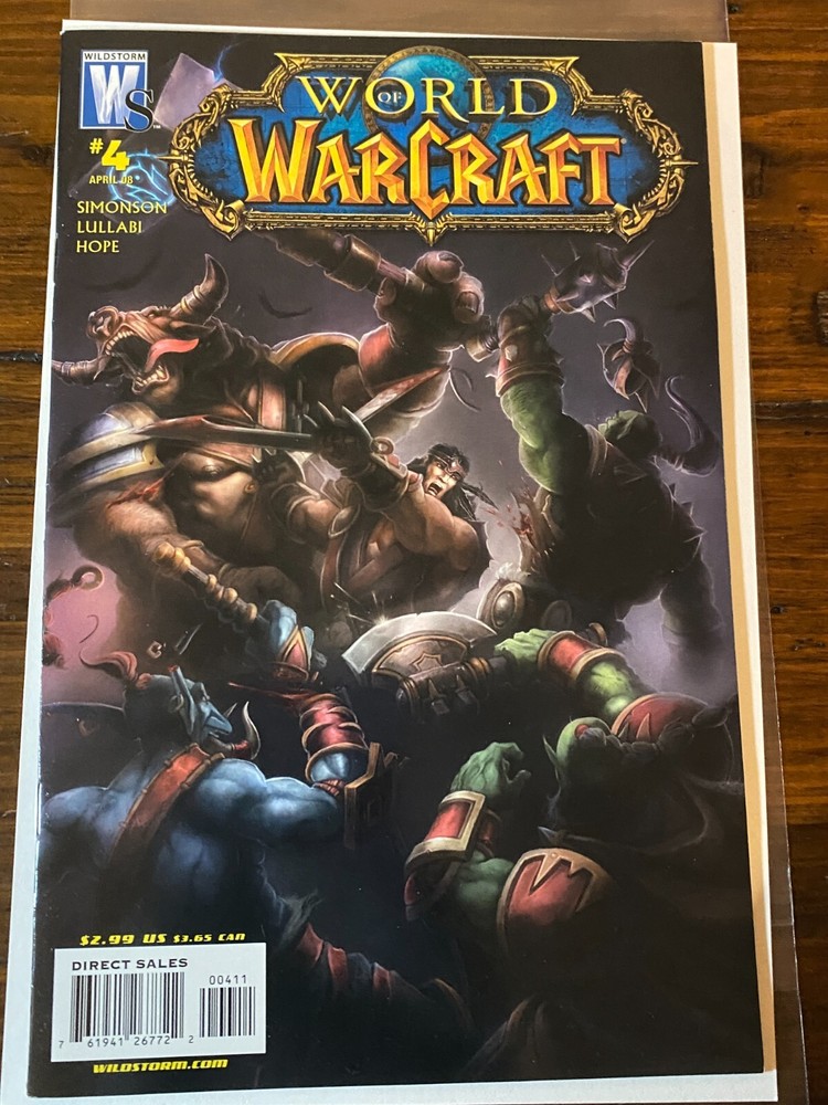 2008 Wildstorm WORLD OF WARCRAFT #4 9.0 VF/NM