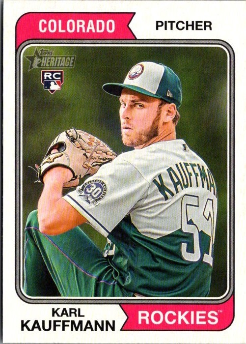 2023 Topps Heritage High Number - #712 Karl Kauffmann (RC)