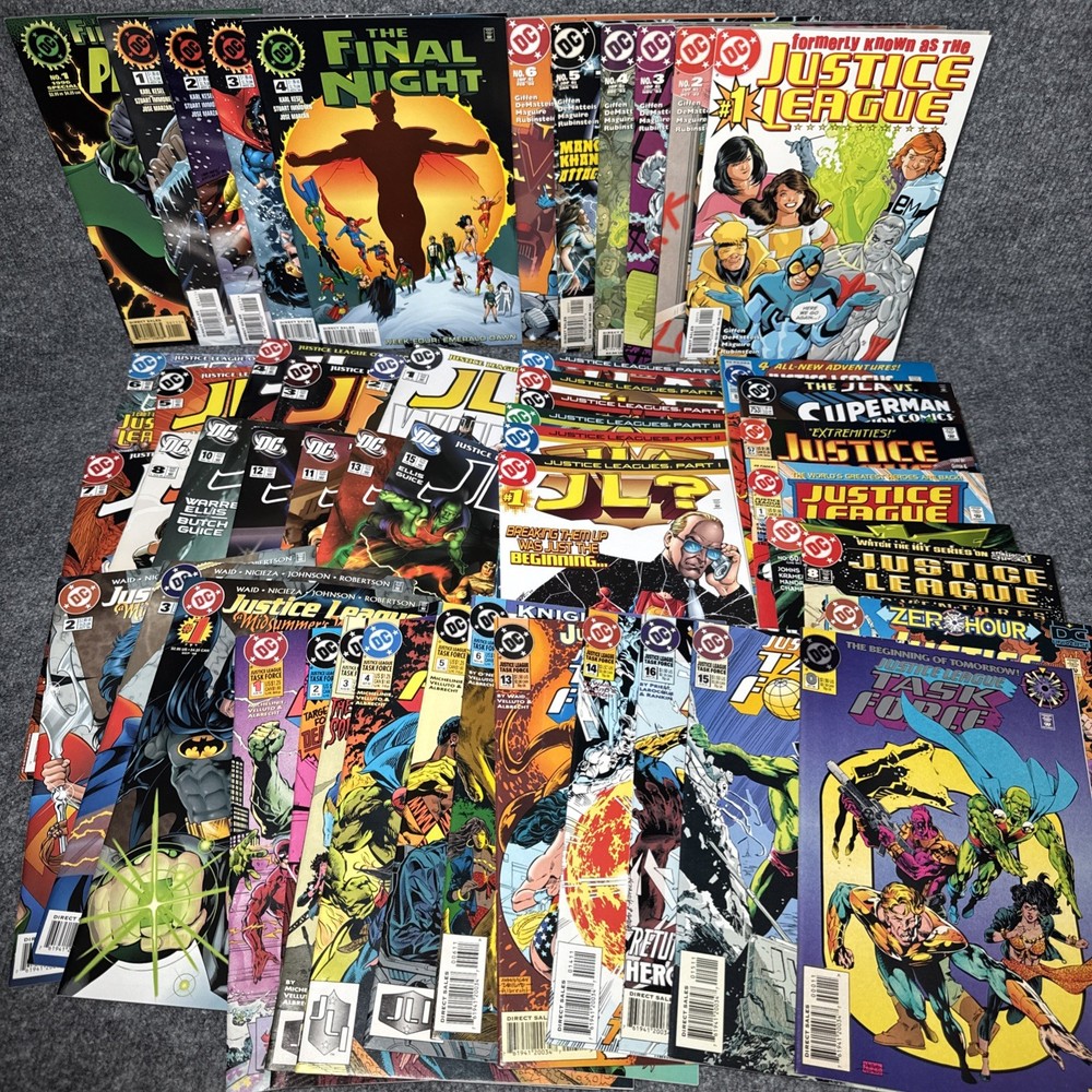 Justice League Comic Lot Task Force, Classified, JLA DC Comics 1993 51 Total