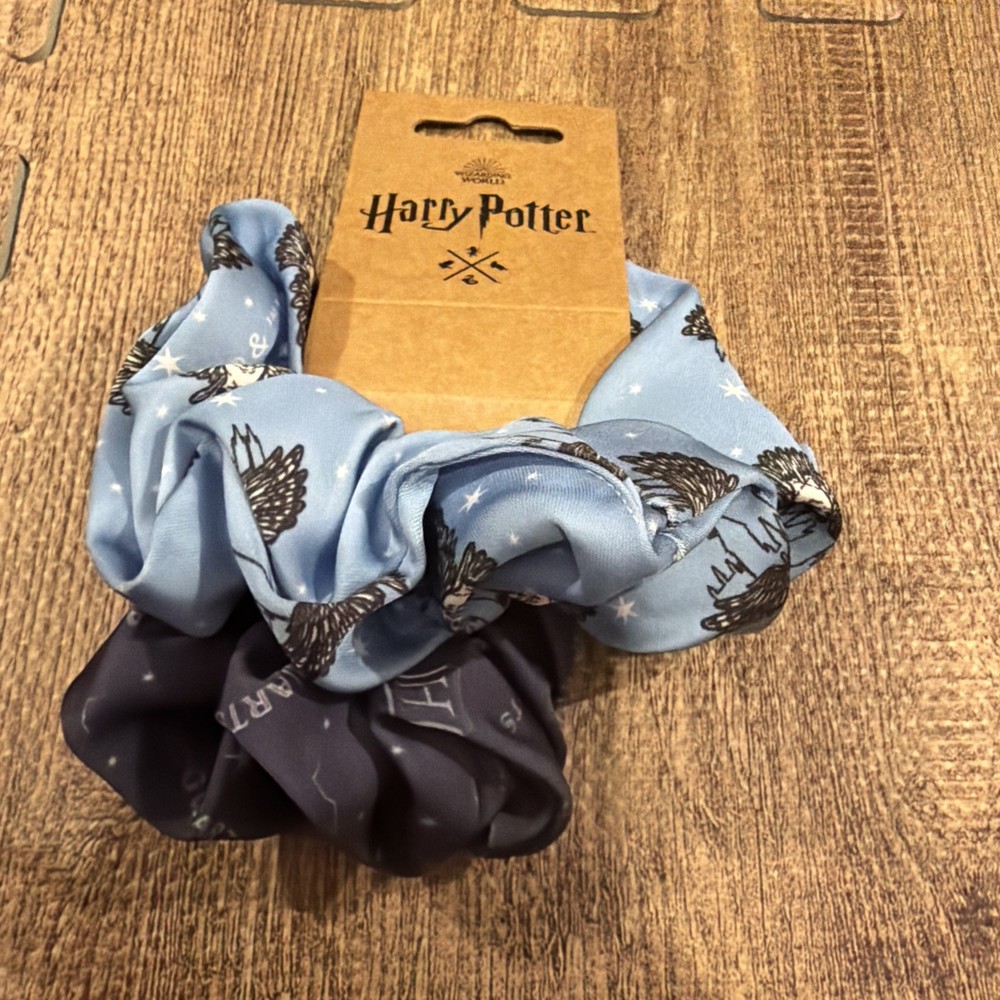 Harry Potter Hair Scrunchie Set Of 2 Wizarding World Hedwig Hogwarts NWT