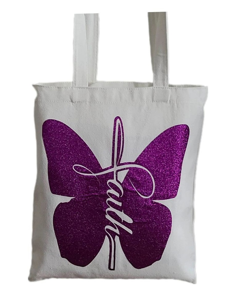 Stylish Butterfly Faith Tote for Everyday Use