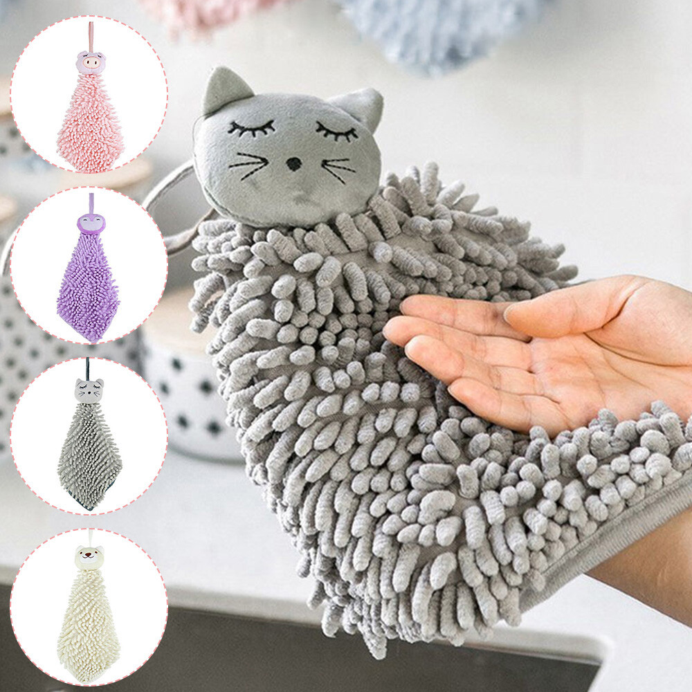 Dry Hand Hand Absorbent with Hanging Towel Quick Towels Loops Soft Towels Ball