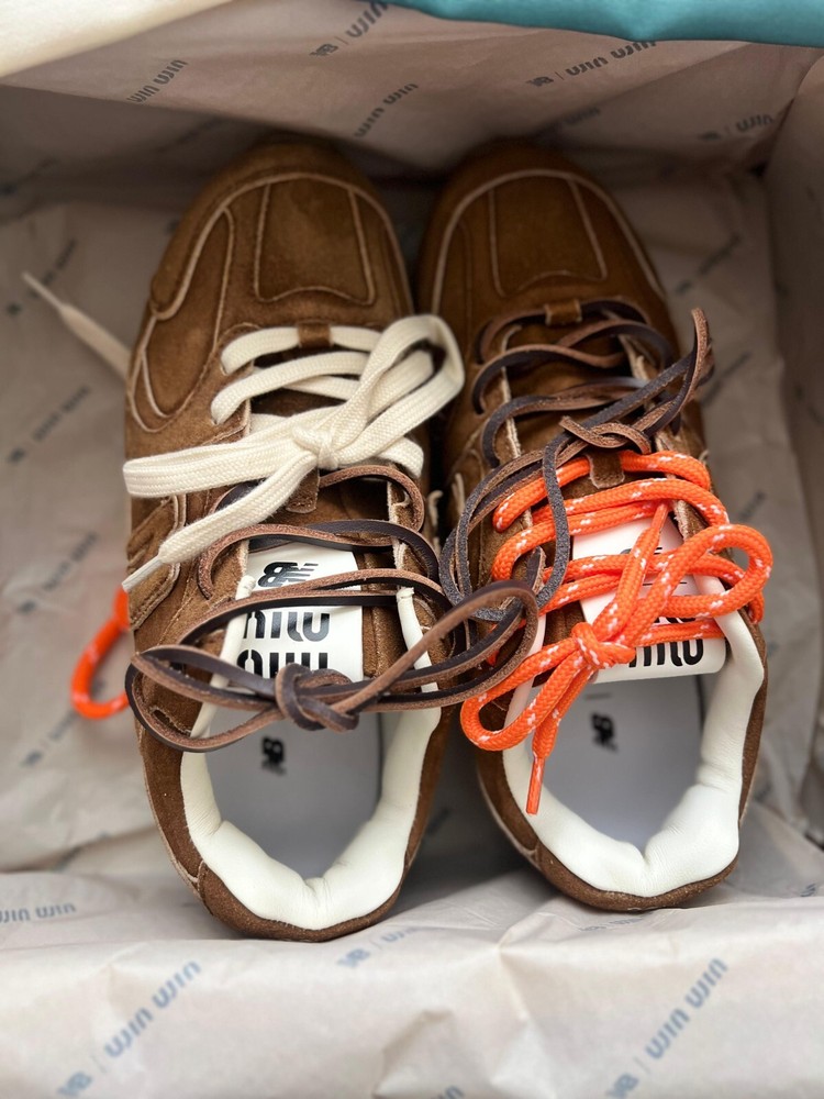 New Balance X Miu Miu 530 SL suede sneakers-Unisex- Italy size EU 36, US 6, UK 3