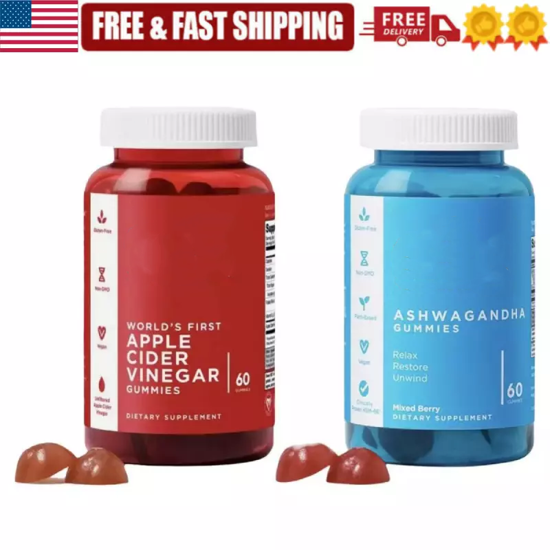 Ashwagandha Gummies Mixed Berry 60 Count Gummies