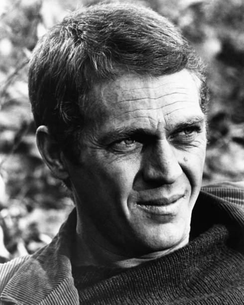 Steve McQueen as the title character of the film The Cincinnati Ki- Old Photo