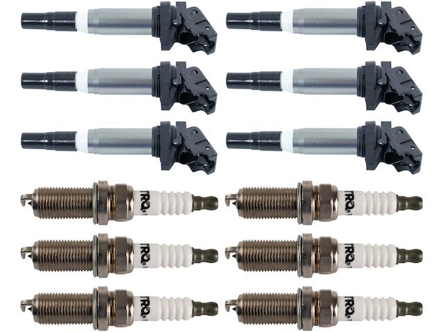TRQ Ignition Coil and Spark Plug Kit fits BMW 325i 2003-2005 45XDCM