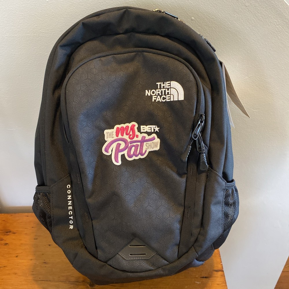 NWT The North Face Connector Black Backpack with Embroidered Logo