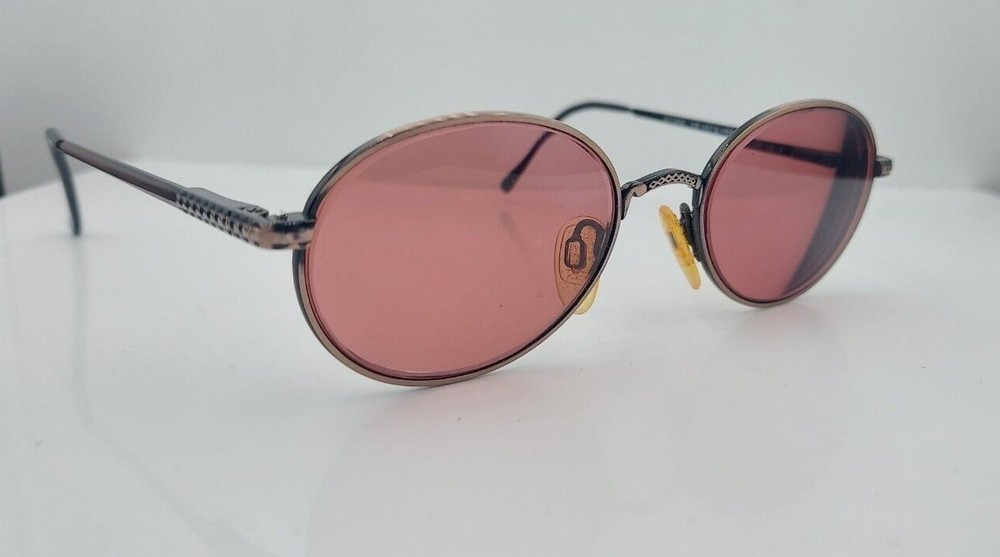 Vintage Gitano 109 Bronze Oval Metal Sunglasses Frame Only Korea Retro Style