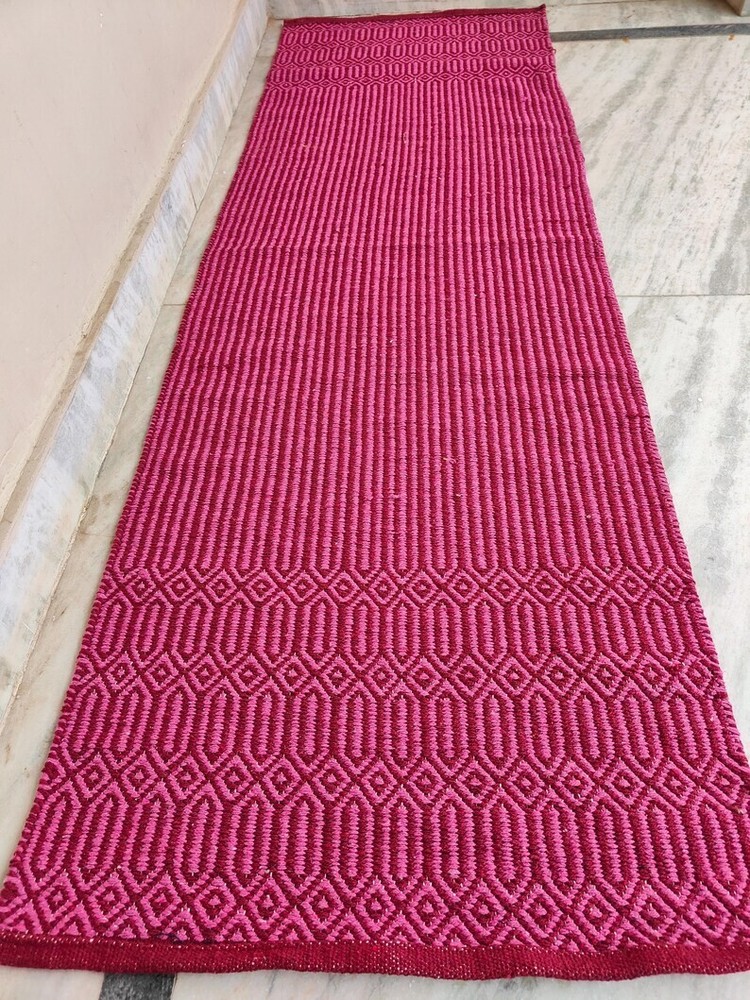Organic Cotton Yoga Mat, Eco-Friendly, Handwoven, 24