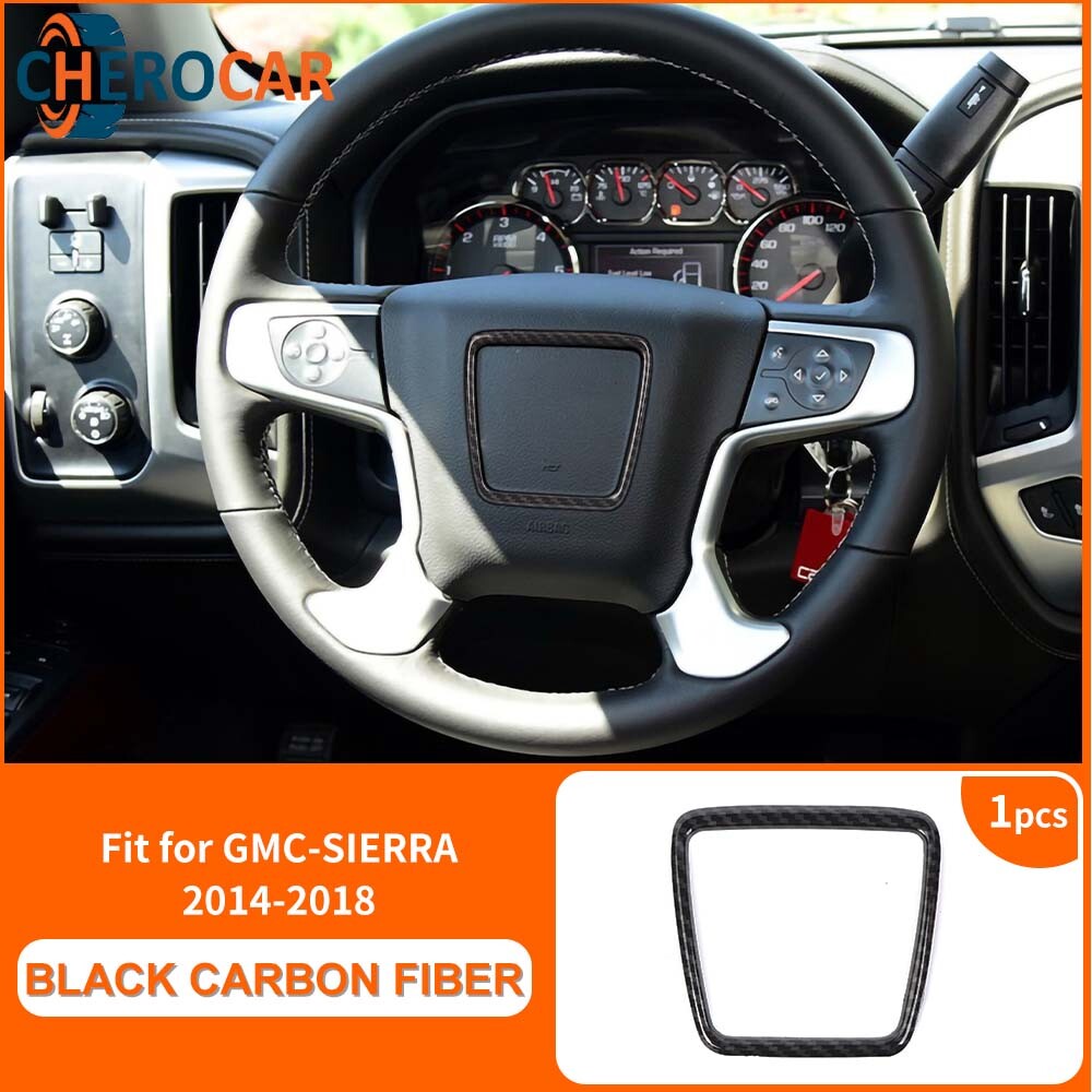 Car Inner Steering Wheel Center Covers Ring For GMC SIERRA 1500/YUKON 2014-2018