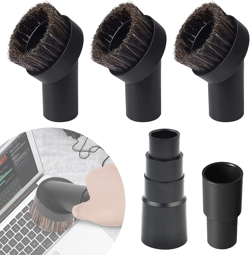 Vacuum Attachment Kit Wet Dry Plastic Vacuum Hose Adapter 1-1/4