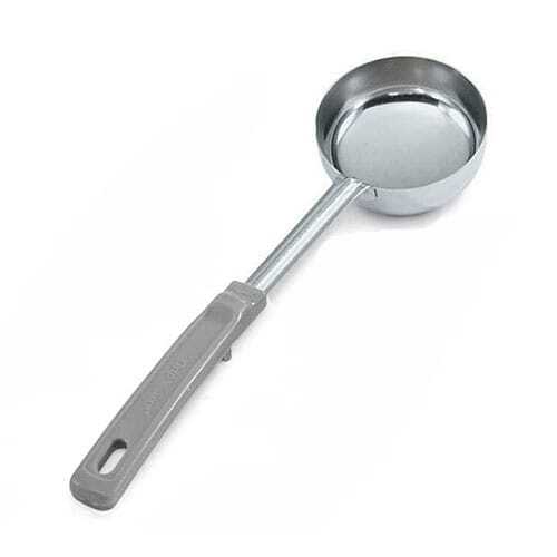 Vollrath 62172 Solid S/S 4 Ounce Spoodle with Gray Handle