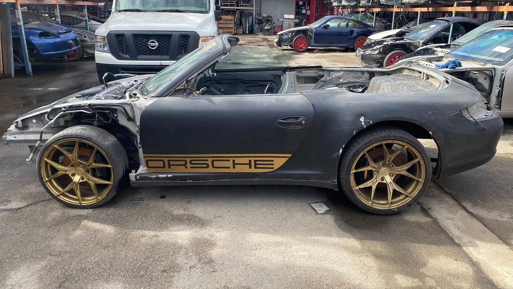 Porsche 2006 997 911 4S Cabrio Manual Body Project Chassis For Parts Parting