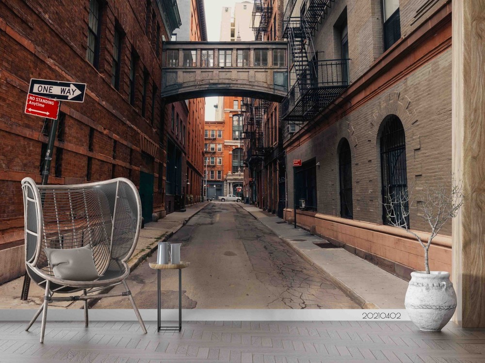 3D New York City Street Landscape Wall Murals Wallpaper Murals Wall Sticker