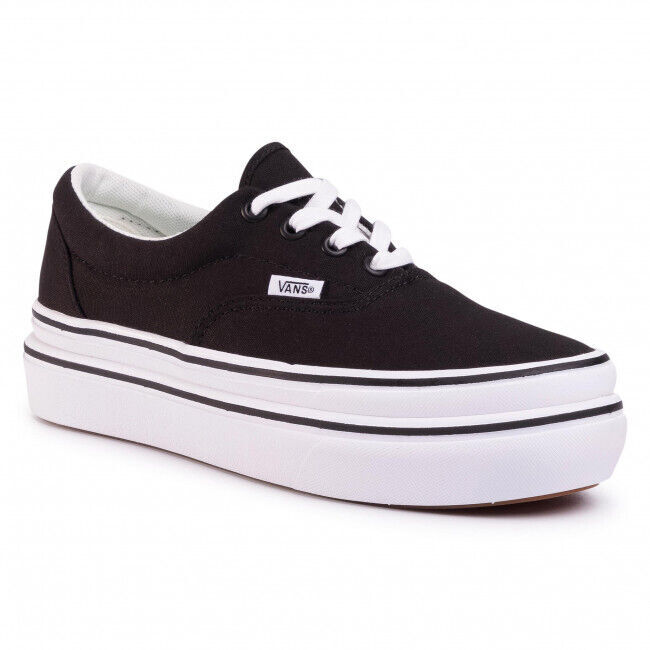 Vans Super Comfycush Era Sneakers Unisex Black White Size M4 W5.5