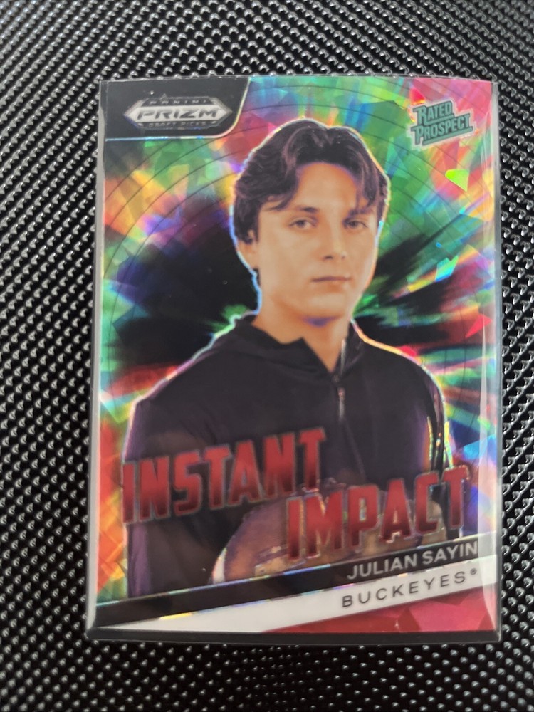 2024 Panini Prizm Draft Picks Julian Sayin Instant Impact Rookie Card