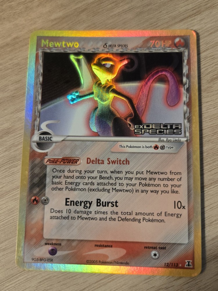 Mewtwo (Delta Species) 12/113 Delta Species Reverse Holo