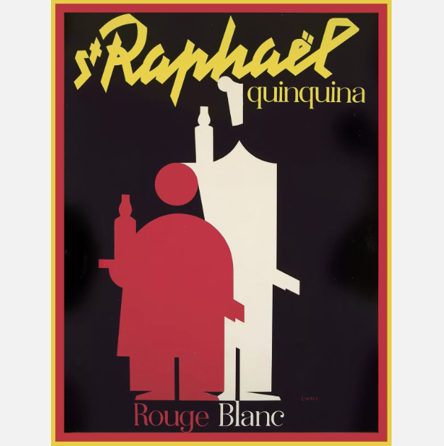 Póster decoración pared hogar interior habitación arte diseño Rafael vino francés