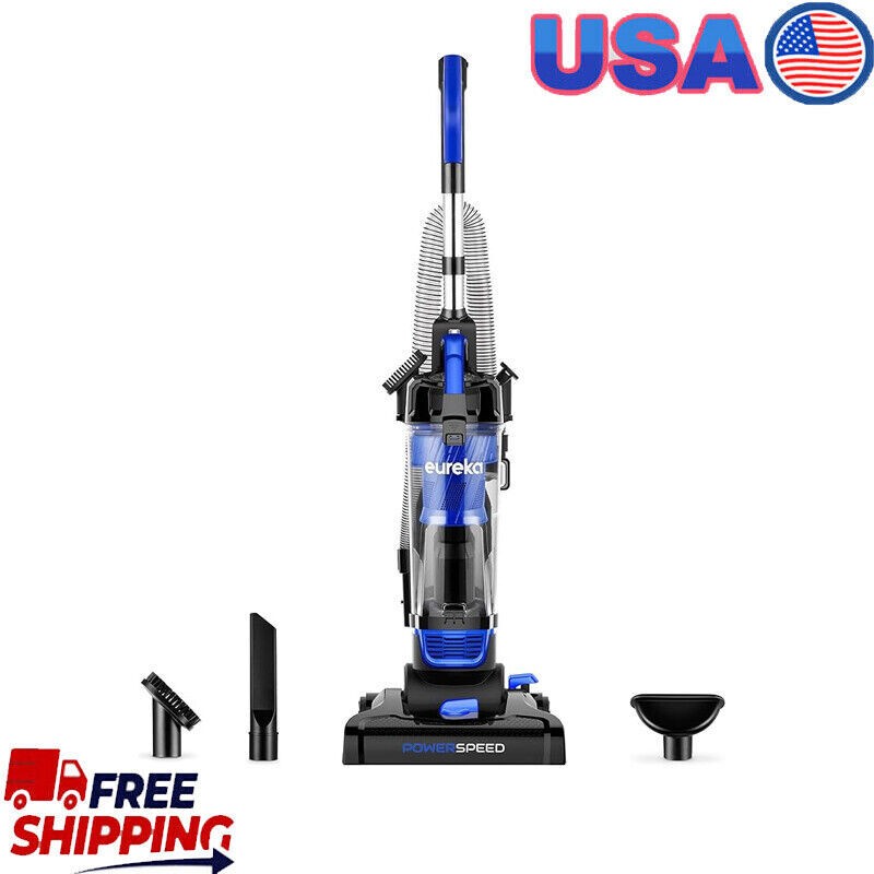 Upright Vacuum Cleaner Powerful Lightweight 5 Height Settings Carpet Hard Floor