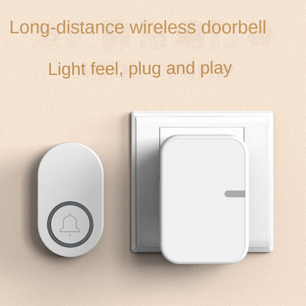 Smart wireless Doorbell Long Distance 656FT Household Waterproof Electronic