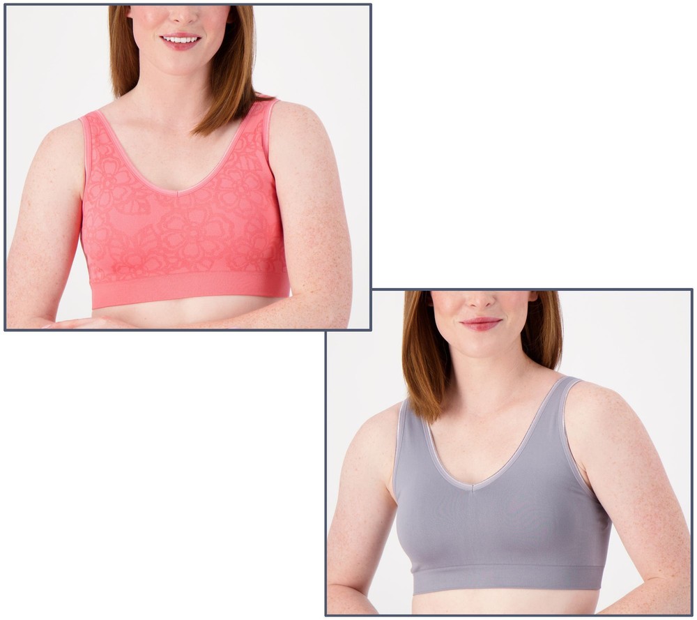 Anybody Women's Bra Sz S  Intimates All-Day Seamless Bras Gray A217011