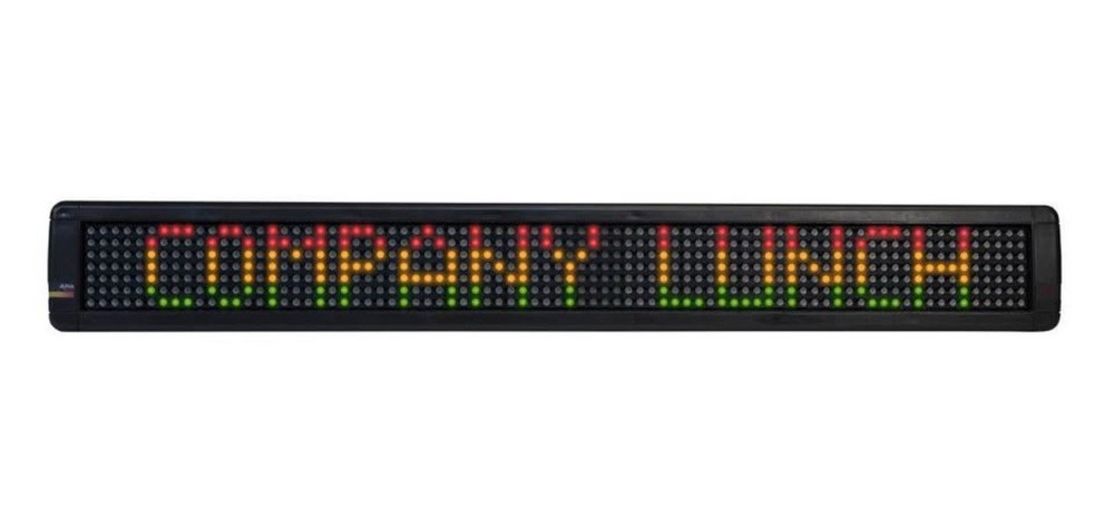 Adaptive ALPHA® 215C Indoor 3-Color LED Display Sign- Scrolling Message